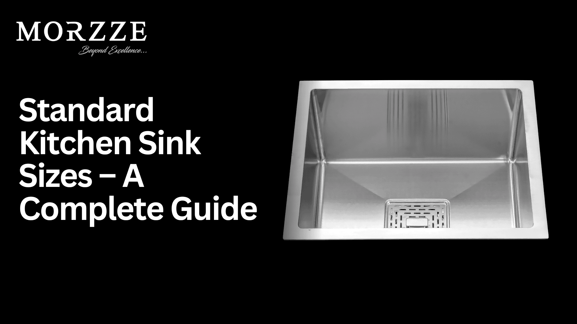 standard kitchen sink sizes