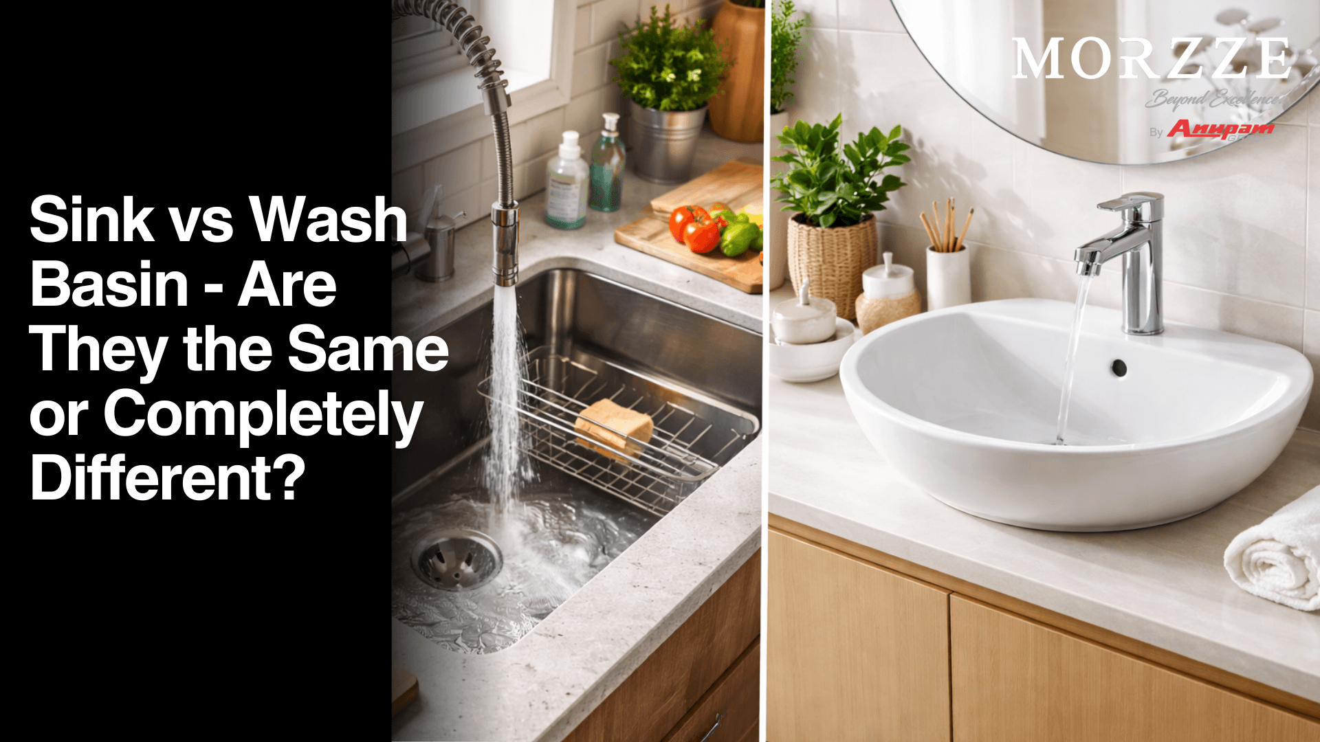 Are Sink vs Washbasin the Same or Completely Different