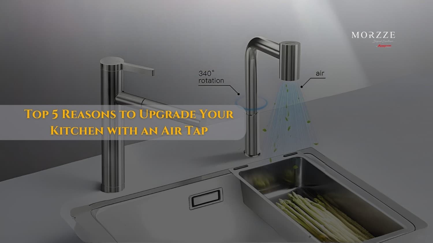 top 5 reasons to upgrade your kitchen with an air tap