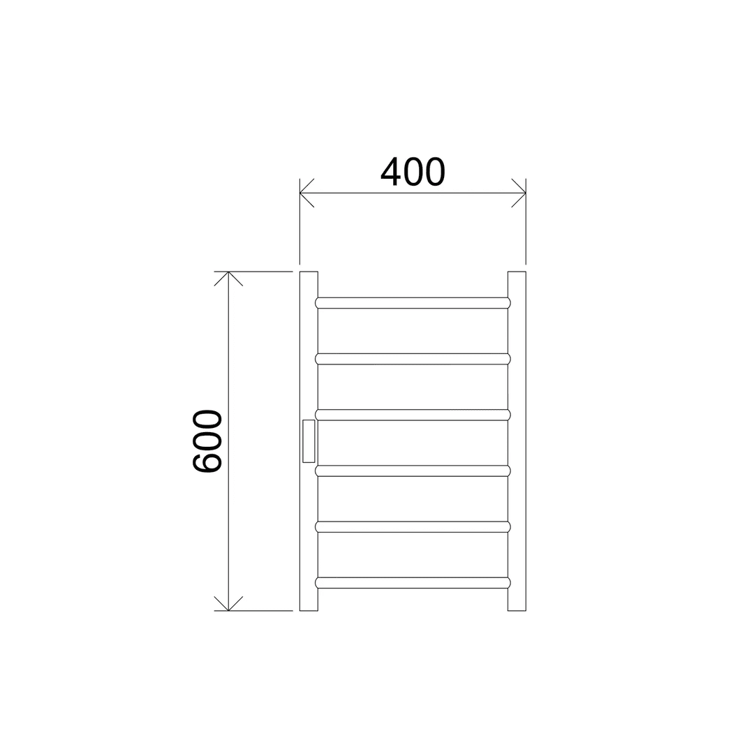 Electric Round Towel Warmer Wall Mounted(MTW-6040) thumbnail 3