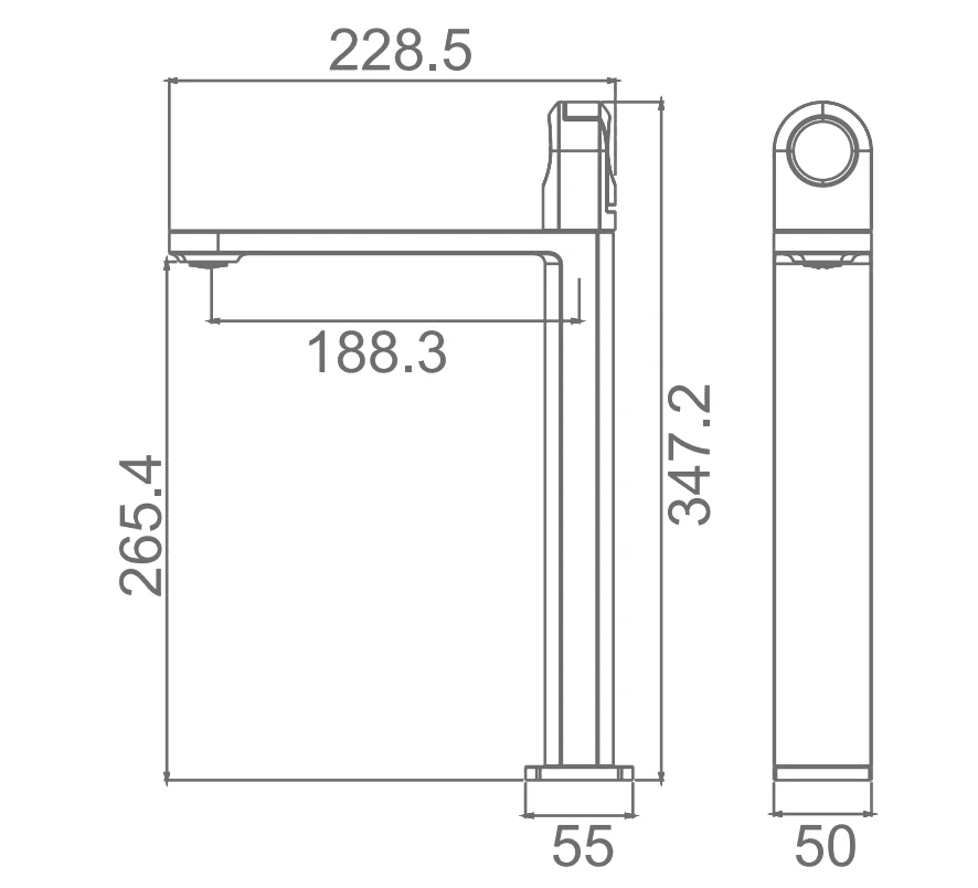 Counter Top Bathroom Faucet(MBF-507) thumbnail 2