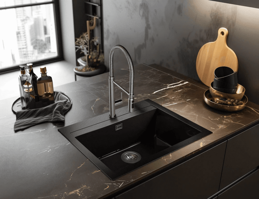 Pull Down Spring Kitchen Faucet(MKF-30432) thumbnail 3