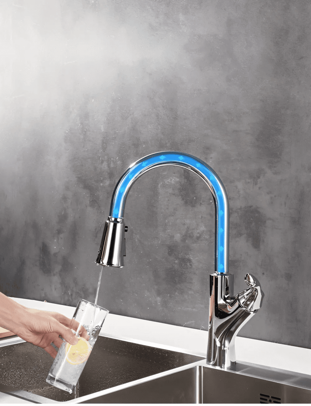 Pull Down Kitchen Faucet with Filtered Drinking Water(MKF-30428) thumbnail 3