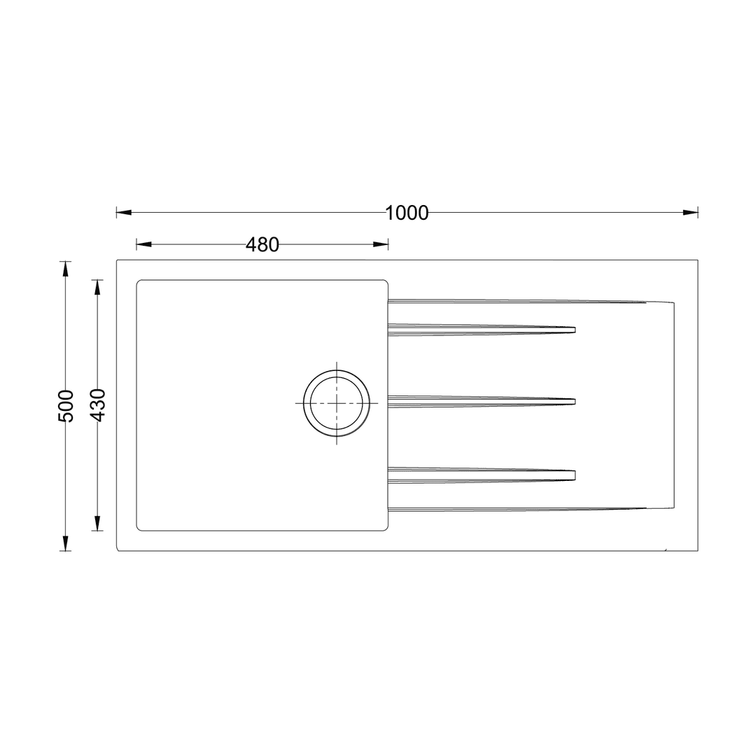 Granite Kitchen Sink(V03-110) thumbnail 3