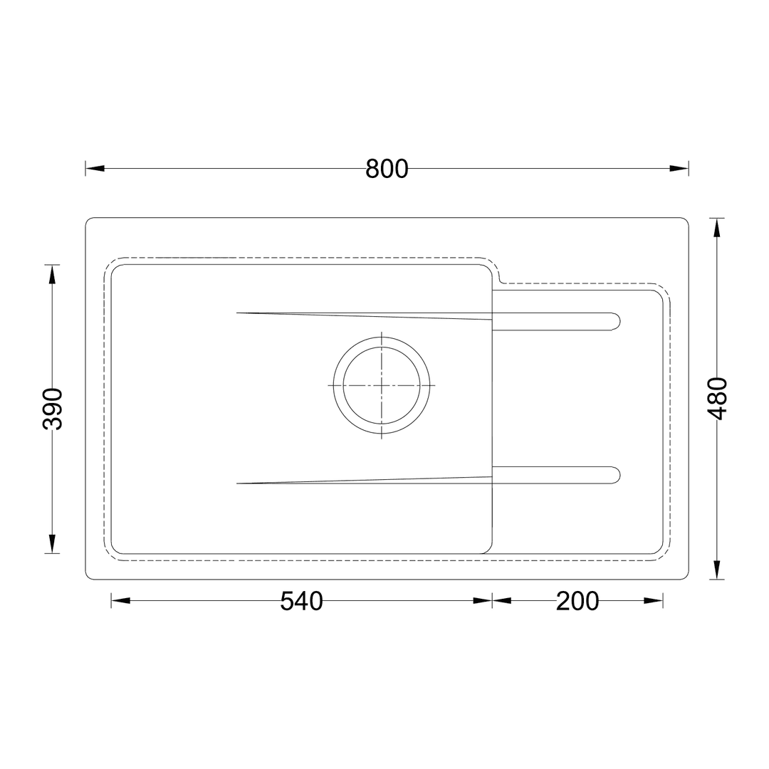 Granite Kitchen Sink(V01-111LX) thumbnail 2