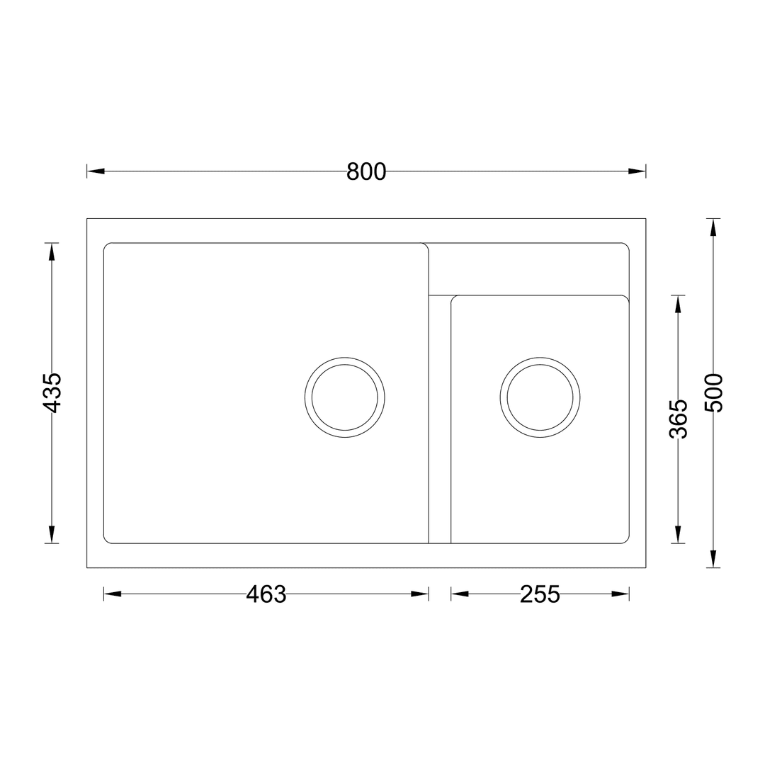 Granite Kitchen Sink(V02-115LX) thumbnail 2
