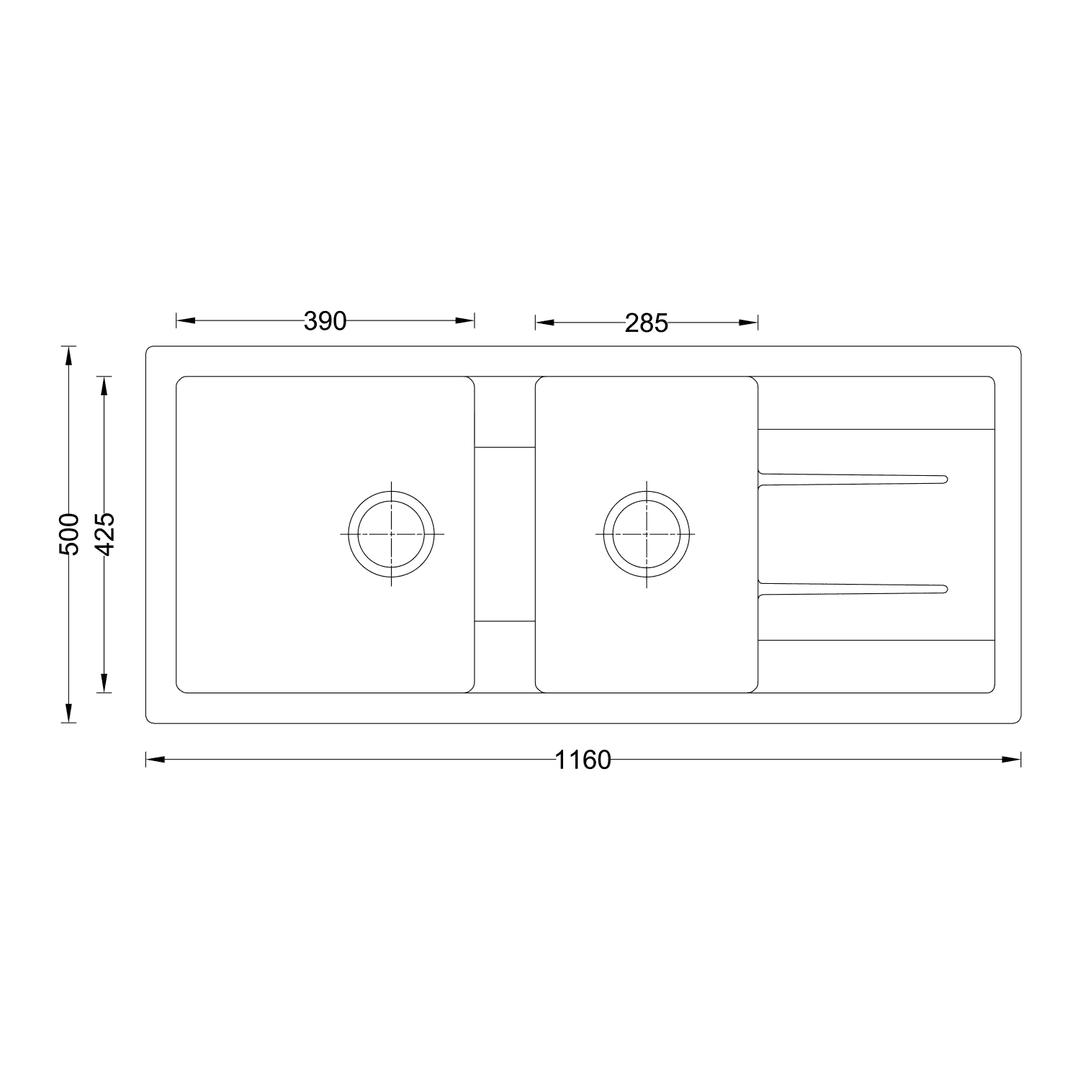 Granite Kitchen Sink(V02-118LX) thumbnail 2
