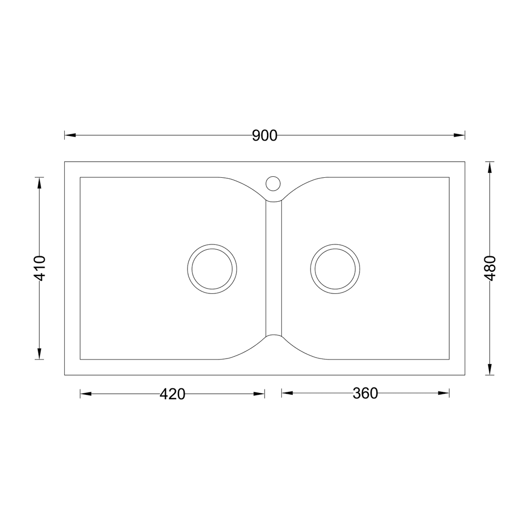 Kitchen Granite Sink (V02-116WA) thumbnail 2