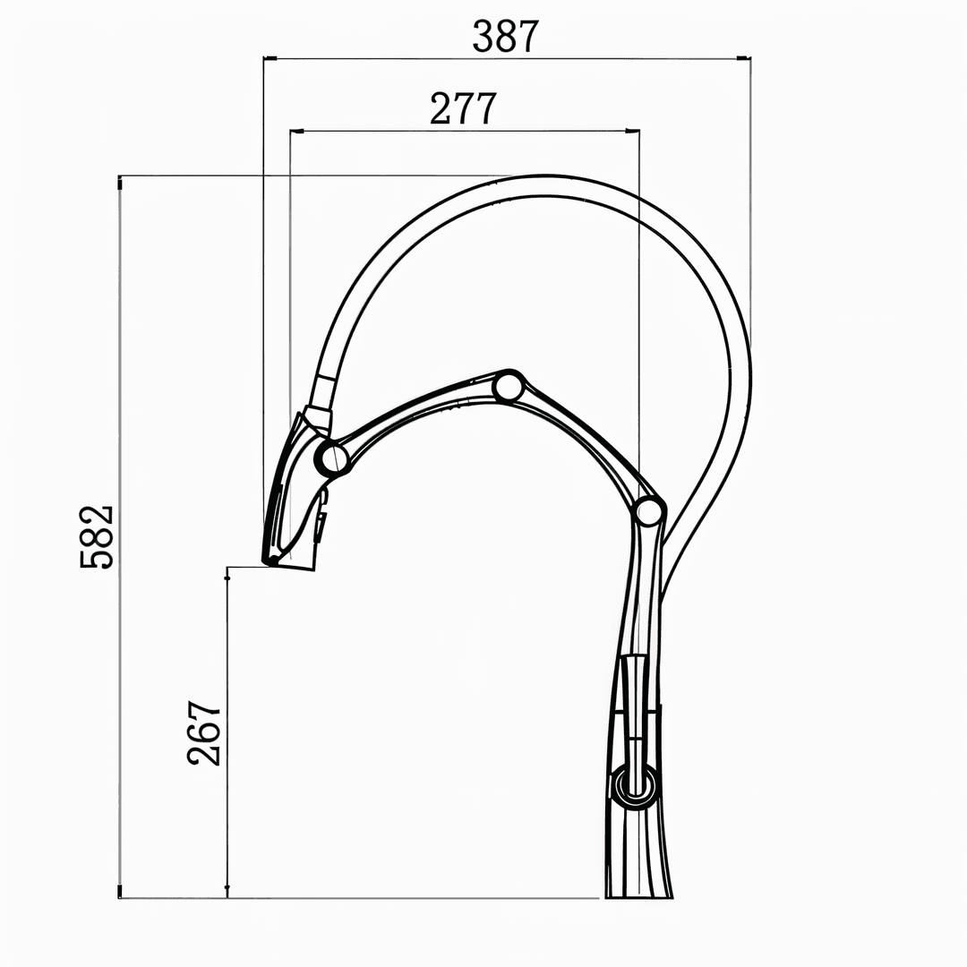 Flexible Spout Kitchen Faucet(MKF-30421T (with Touch Sensor) thumbnail 5