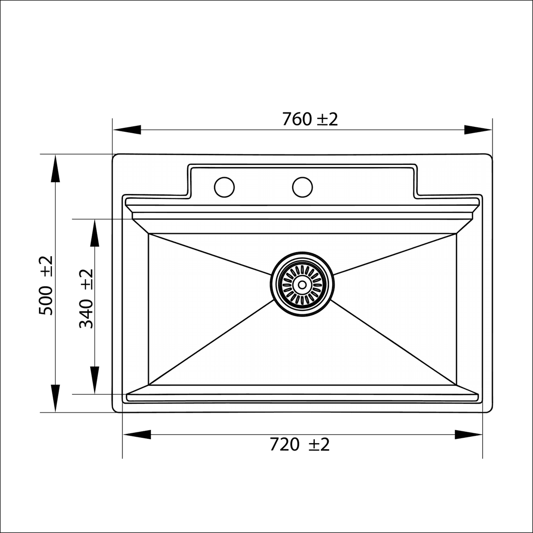 Stainless Steel Sink (P01-901) thumbnail 2