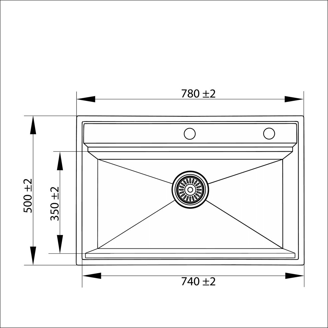 Stainless Steel Kitchen Sink (P01-902) thumbnail 2