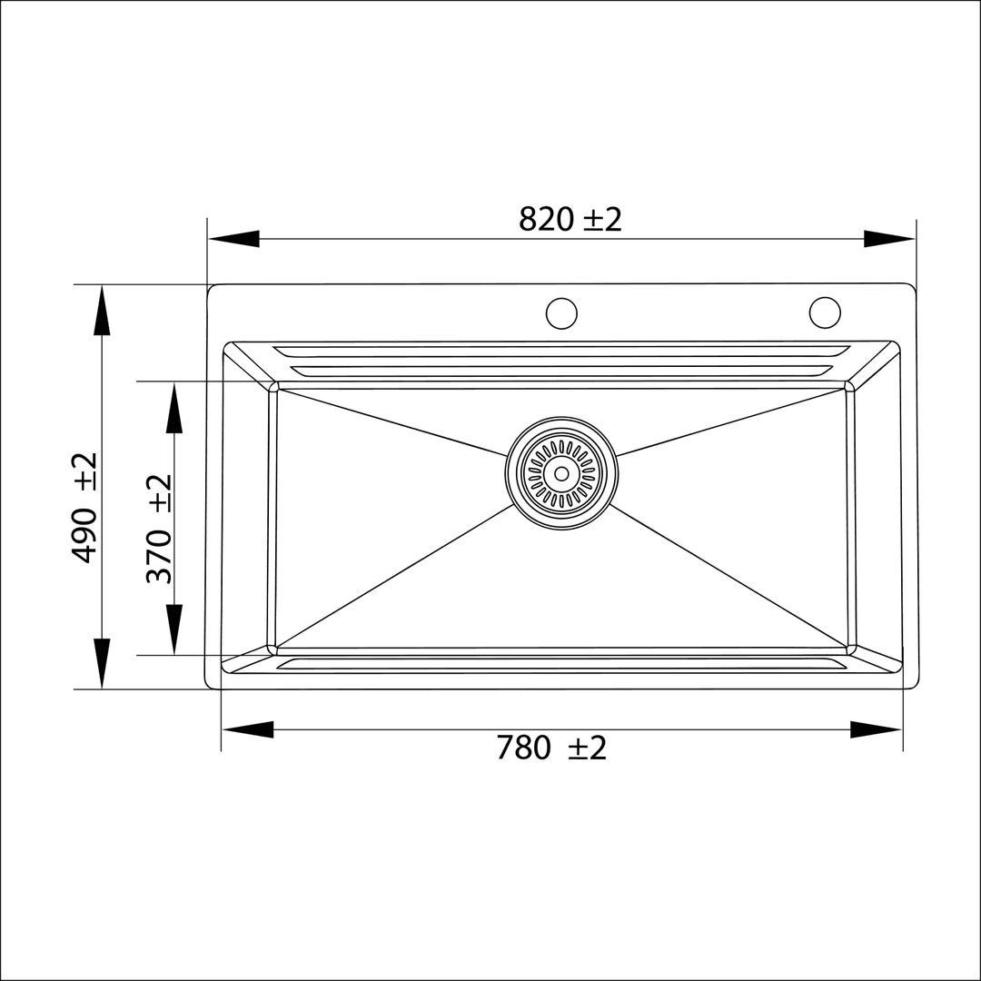 Stainless Steel Kitchen Sink (P01-903) thumbnail 2