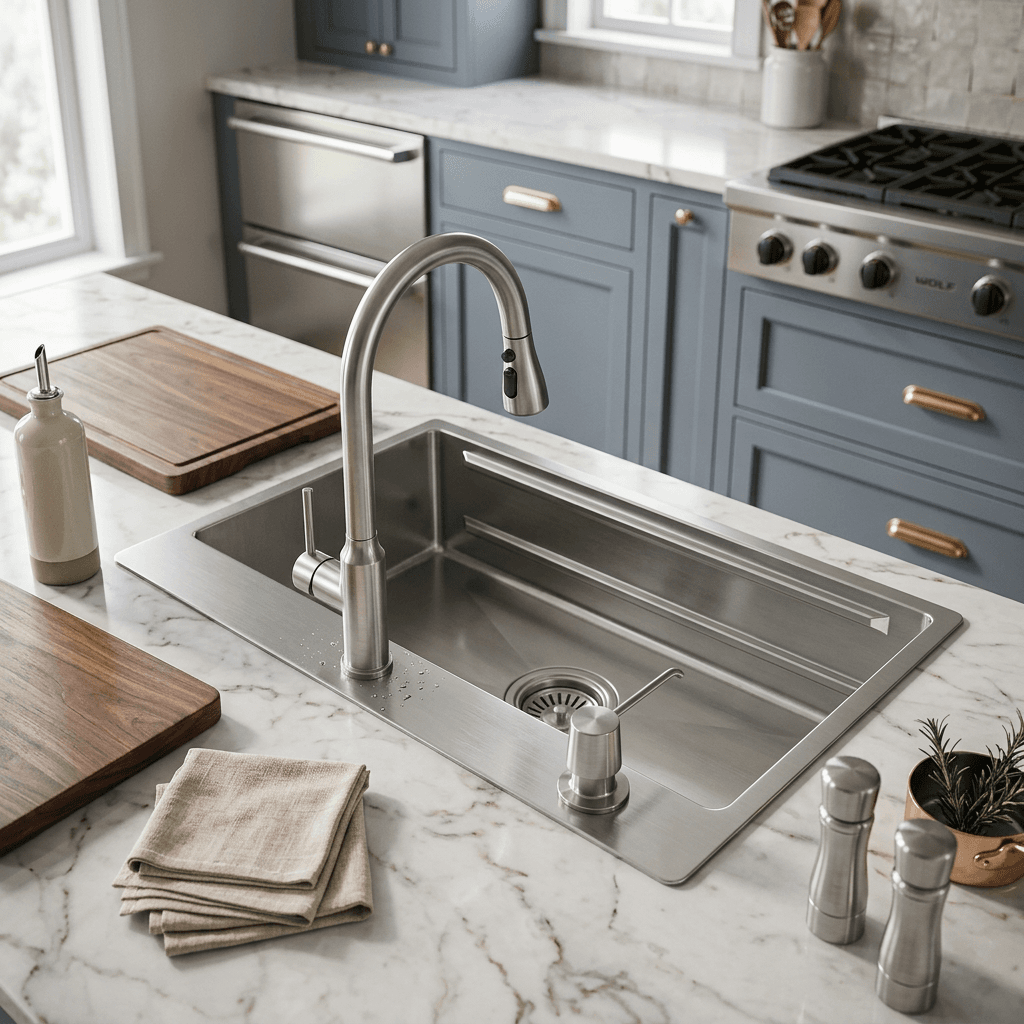 Stainless Steel Kitchen Sink (P01-903) thumbnail 3