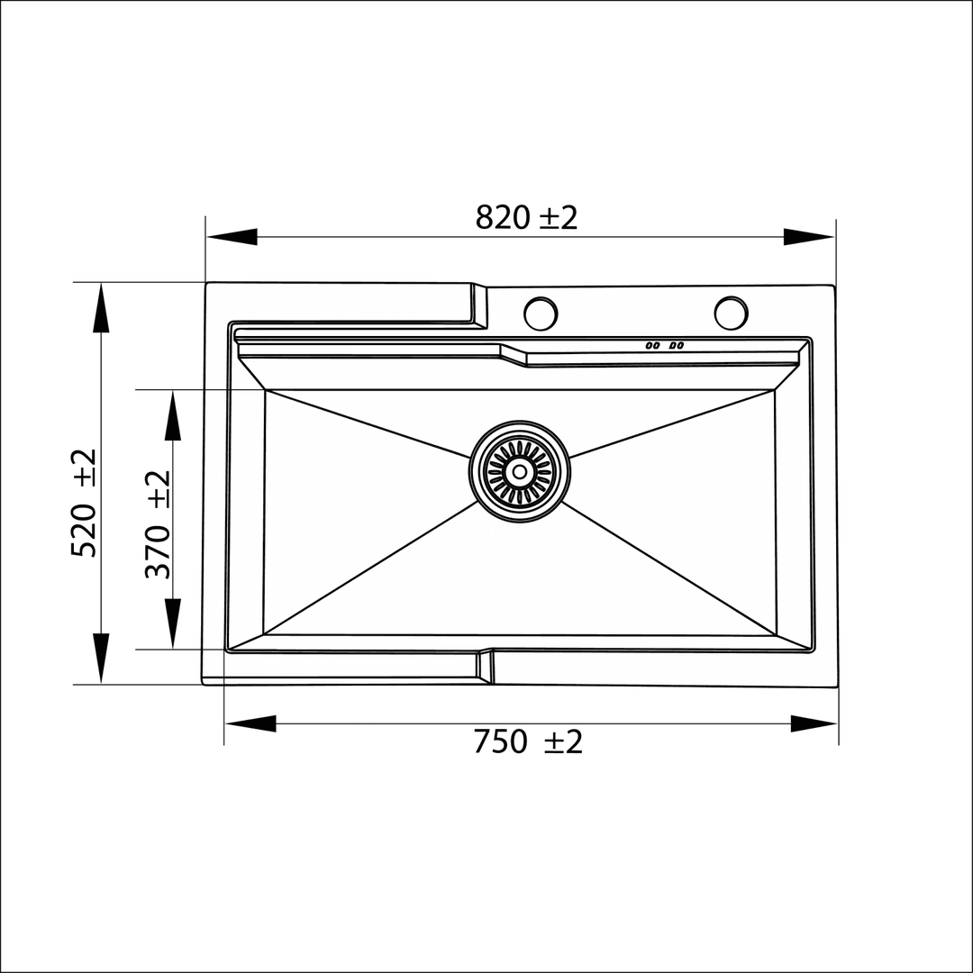 Stainless Steel Kitchen Sink (P01-904) thumbnail 2