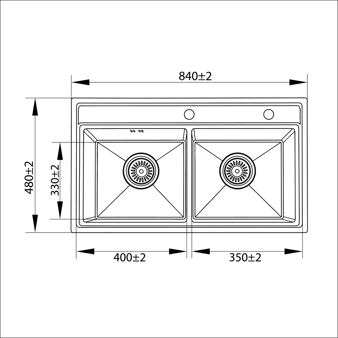 Stainless Steel Kitchen Sink (P02-905) thumbnail 2