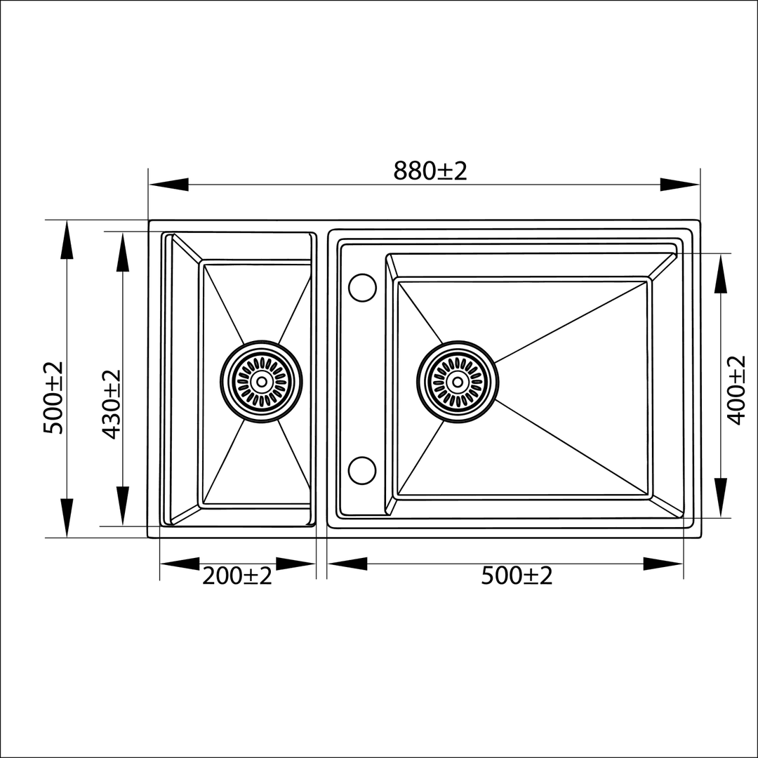 Stainless Steel Kitchen Sink (P02-906) thumbnail 2