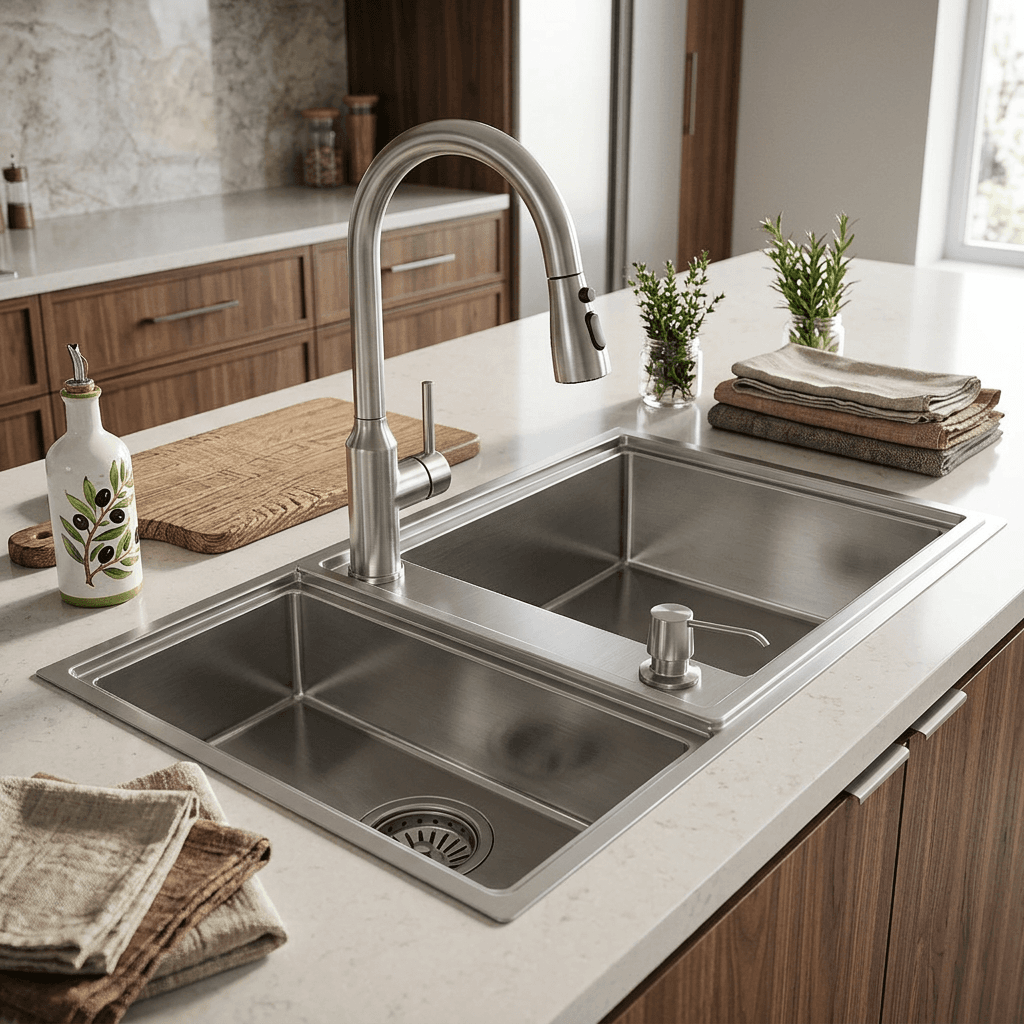Stainless Steel Kitchen Sink (P02-906) thumbnail 3