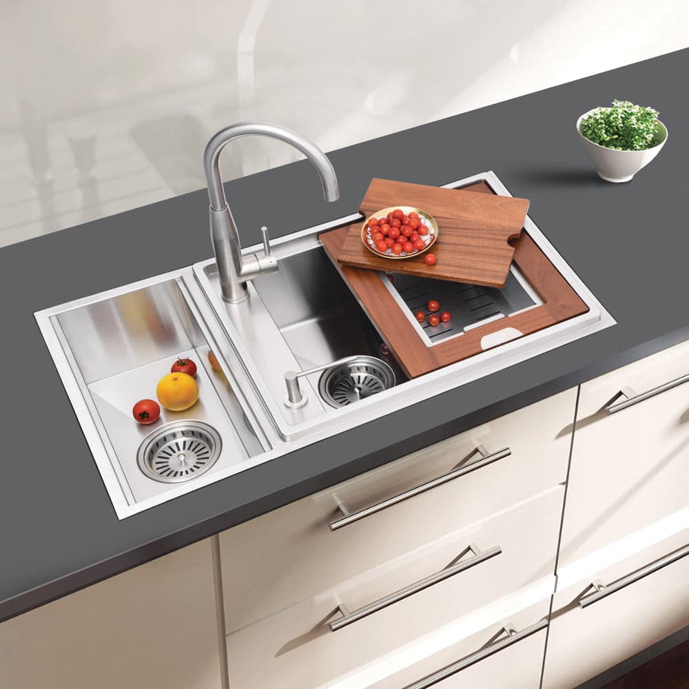 Stainless Steel Kitchen Sink (P02-906) thumbnail 4