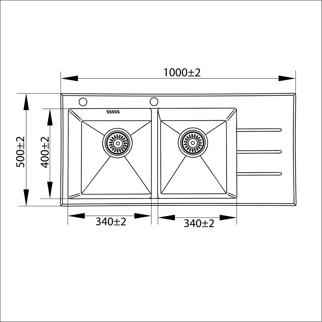 Stainless Steel Kitchen Sink (P02-907) thumbnail 2