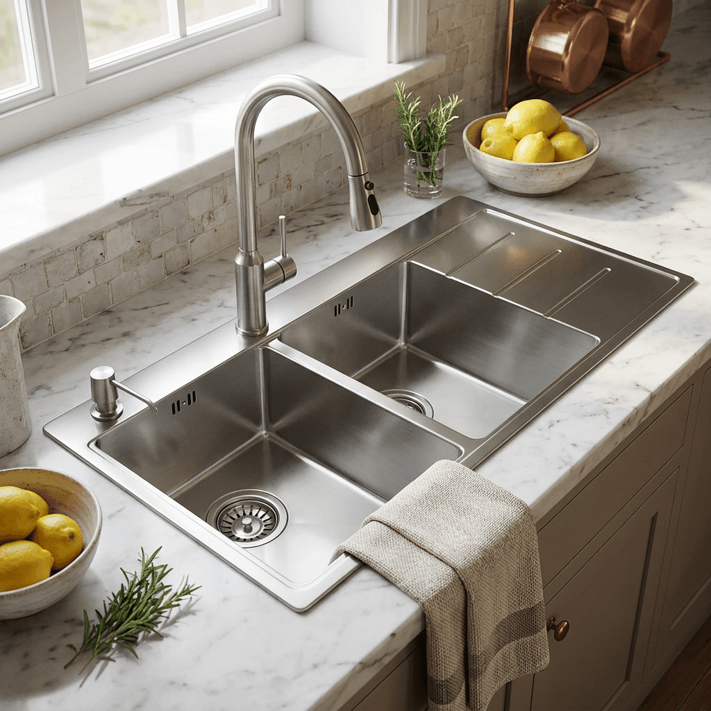 Stainless Steel Kitchen Sink (P02-907) thumbnail 3