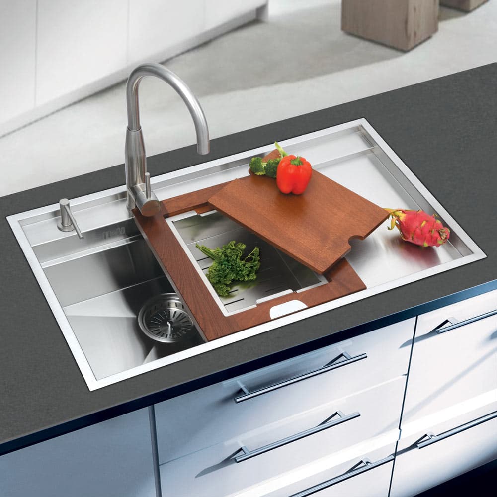 Stainless Steel Kitchen Sink (P03-908) thumbnail 5