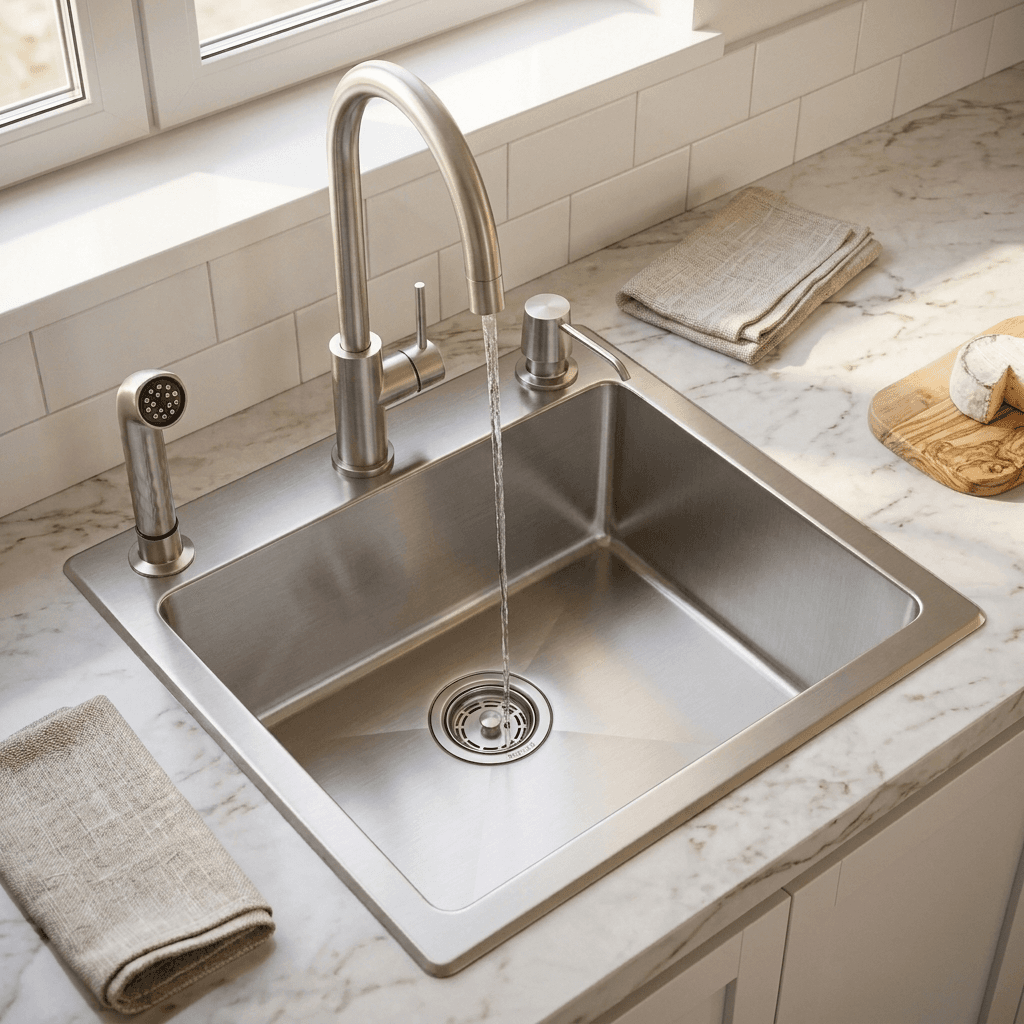 Stainless Steel Kitchen Sink (N01-801LX) thumbnail 3