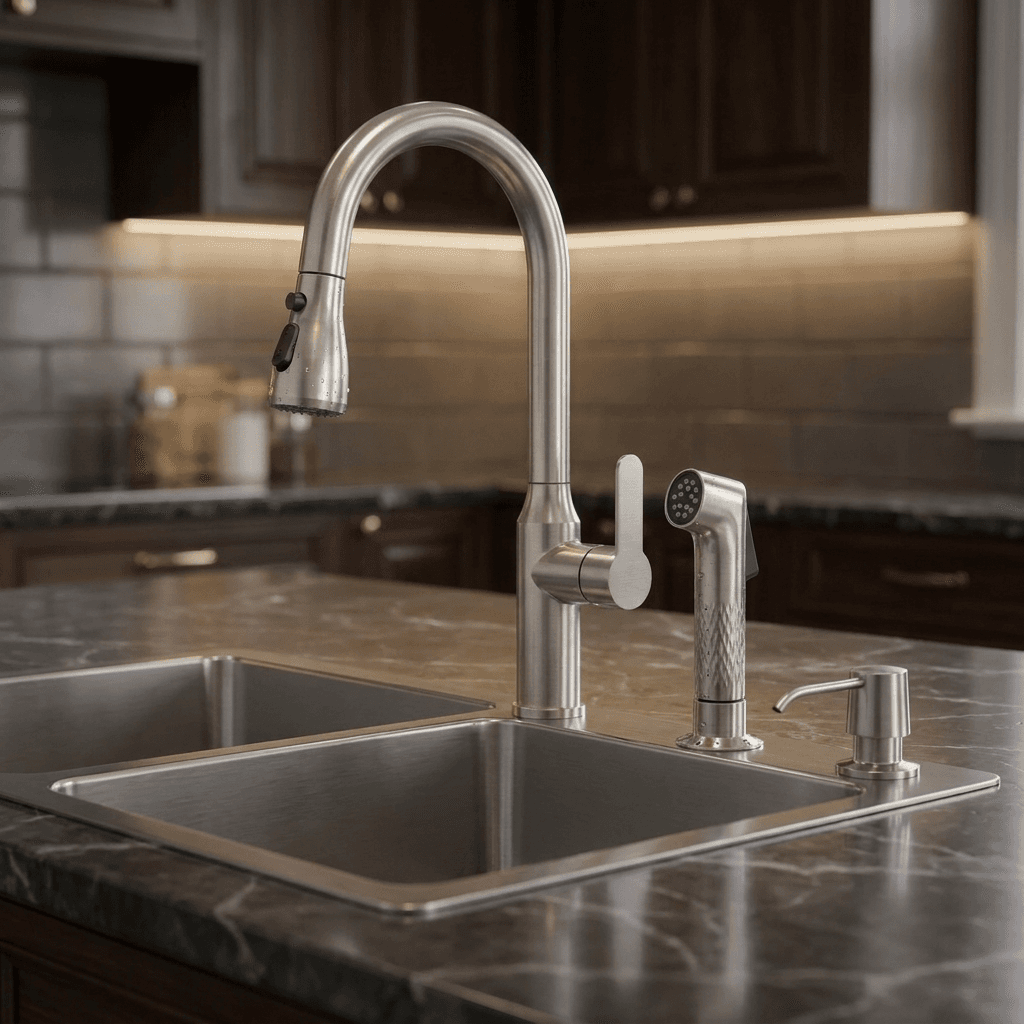 Stainless Steel Kitchen Sink (N02-808LX) thumbnail 6
