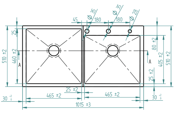Stainless Steel Kitchen Sink (N02-809LX) thumbnail 2
