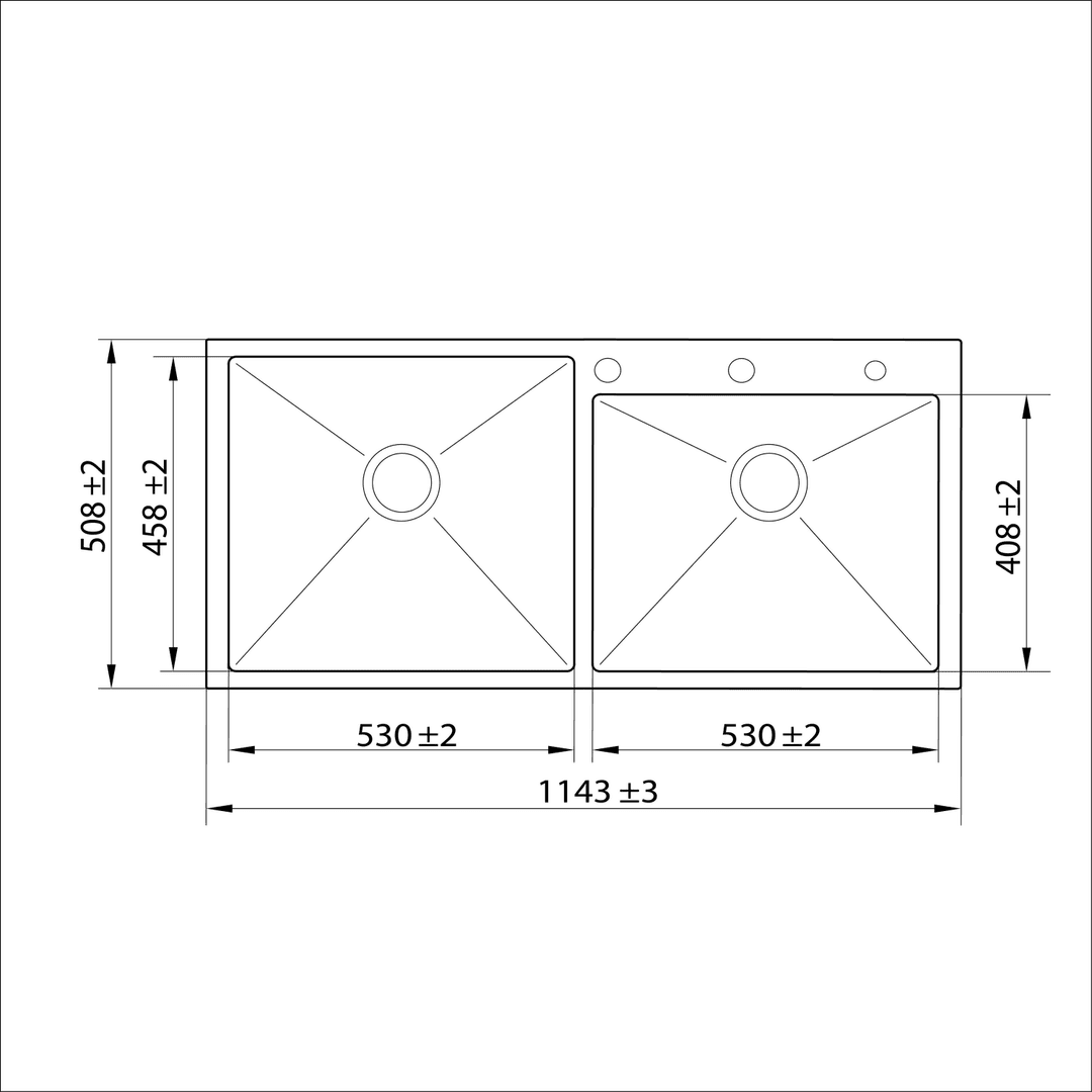 Stainless Steel Kitchen Sink (N02-811LX) thumbnail 2
