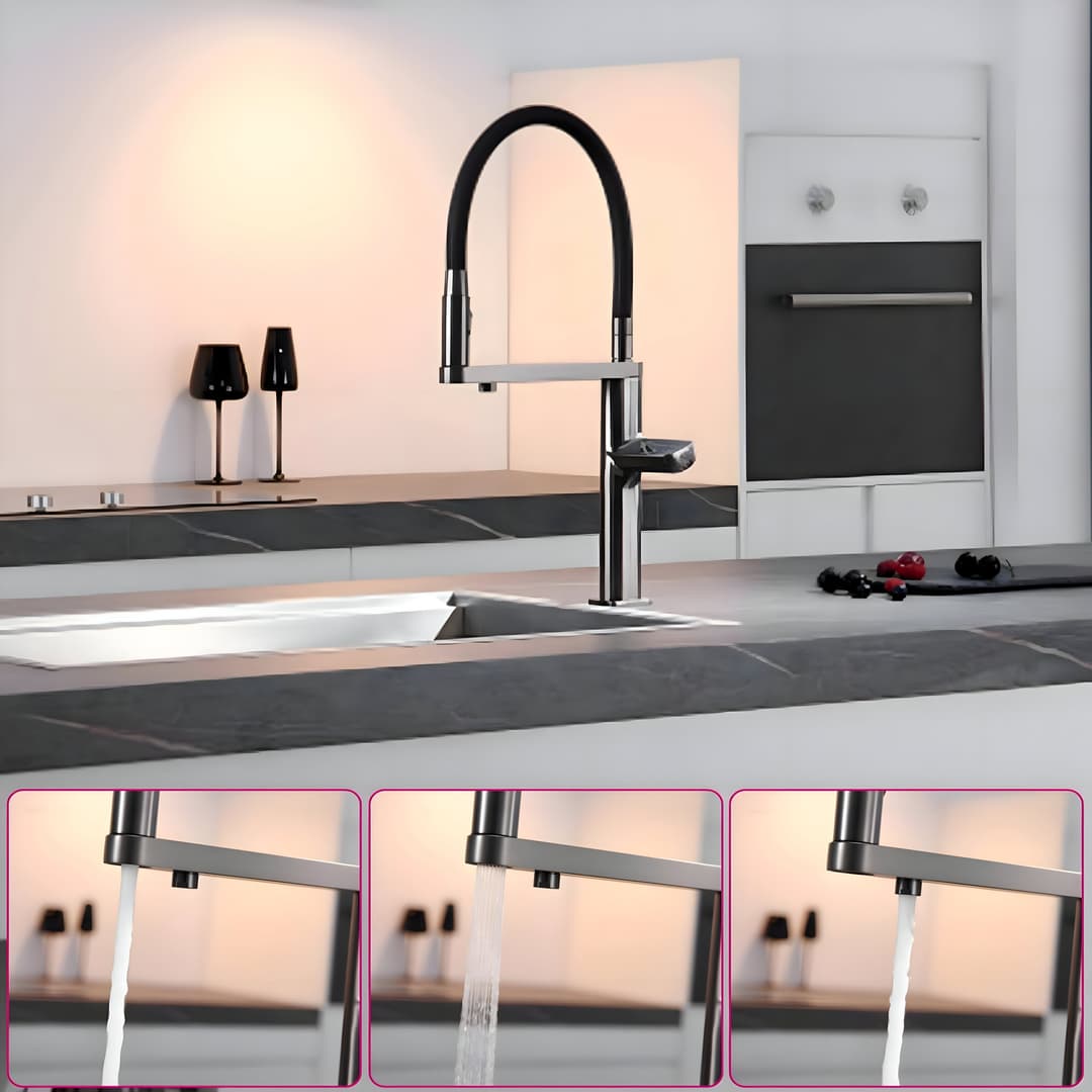 Flexible Spout Kitchen Faucet with Filtered Water(MKF-30422) thumbnail 1