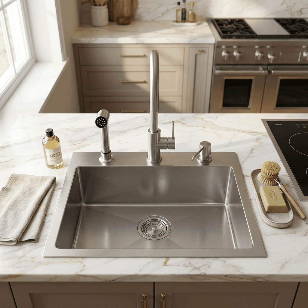 Stainless Steel Kitchen Sink (N01-804LX)