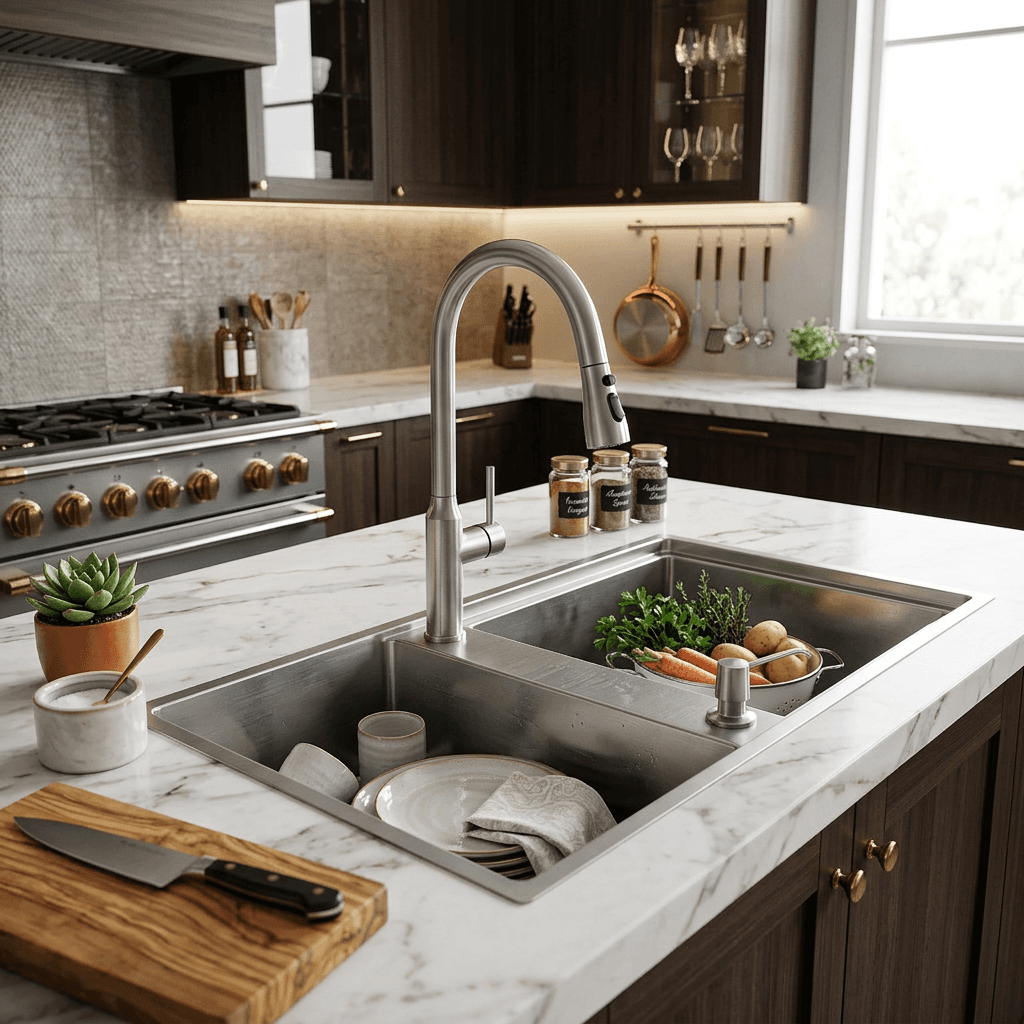 Stainless Steel Kitchen Sink (P02-906)