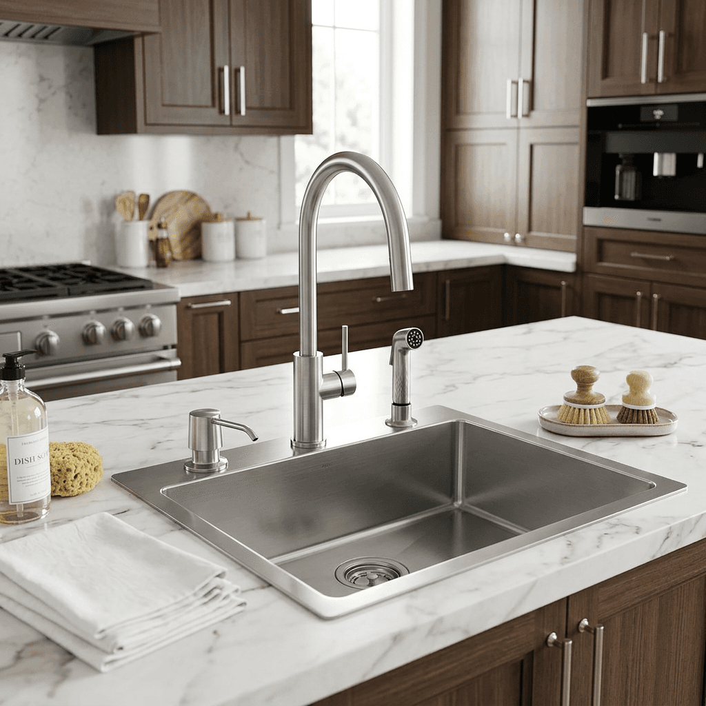 Stainless Steel Kitchen Sink (N01-805WA)