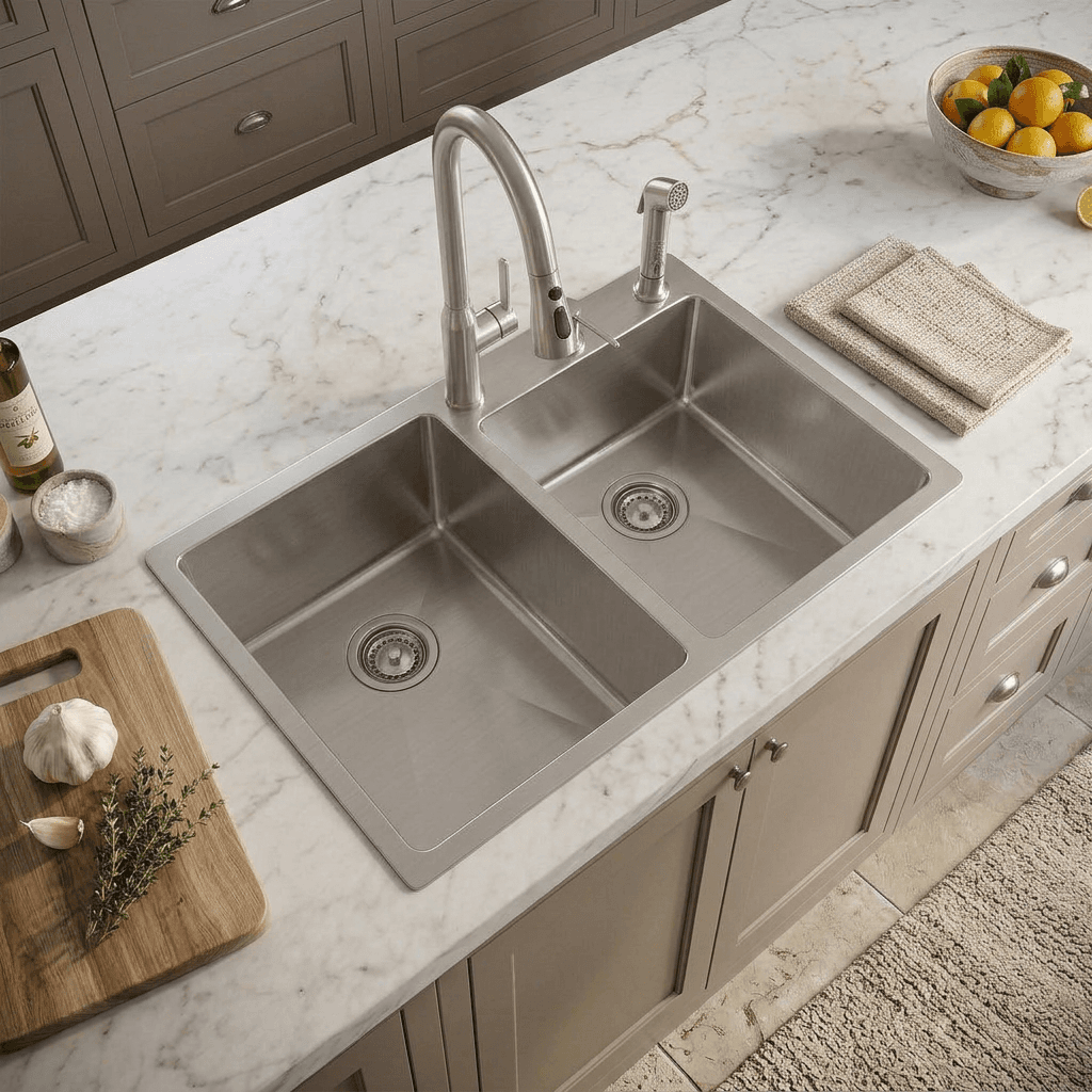 Stainless Steel Kitchen Sink (N02-811LX)