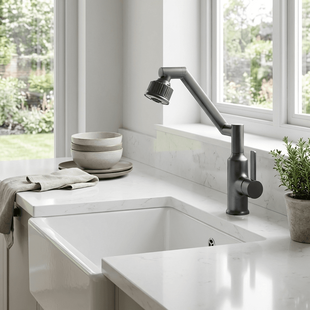 Multi Angle Rotating Kitchen Faucet(MKF-30442) thumbnail 2